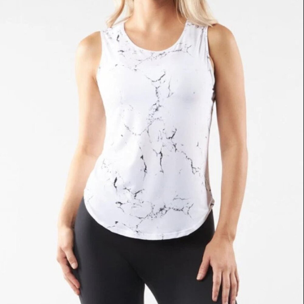 Buffbunny- Limitless Flow Tank (White Marble)